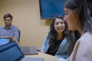 Bay Area MBA students in classroom