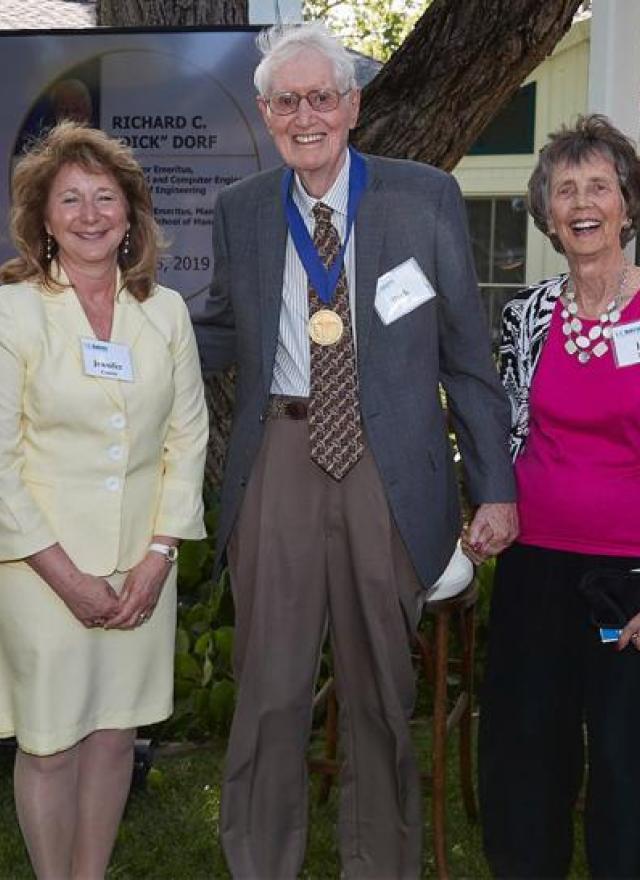 Group photo of Dick Dorf and others