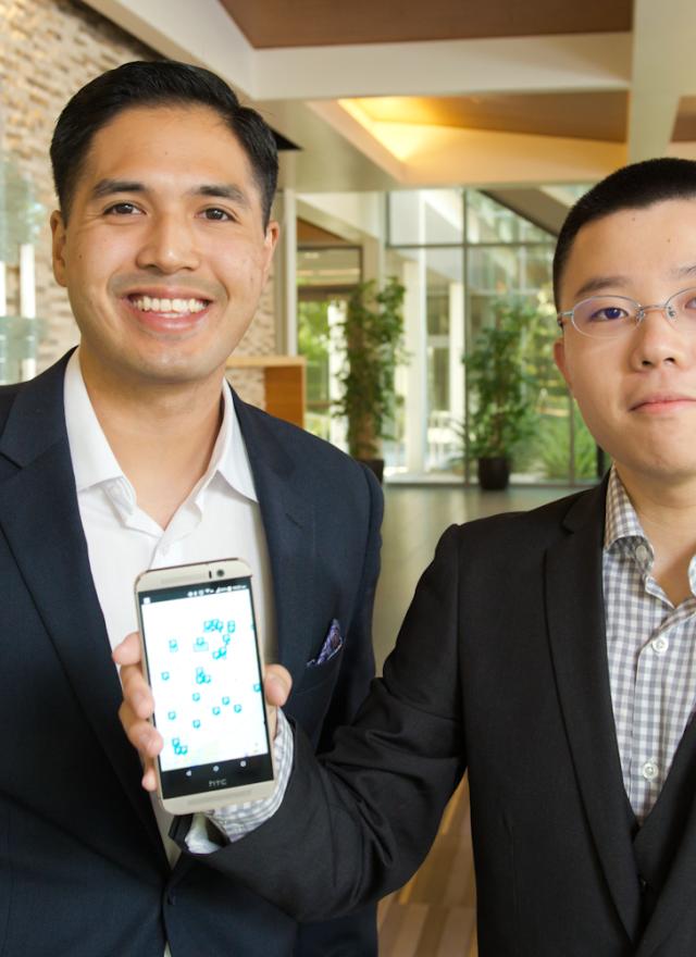 Japa co-founders Mathew Magno and Charles Chen smart parking app