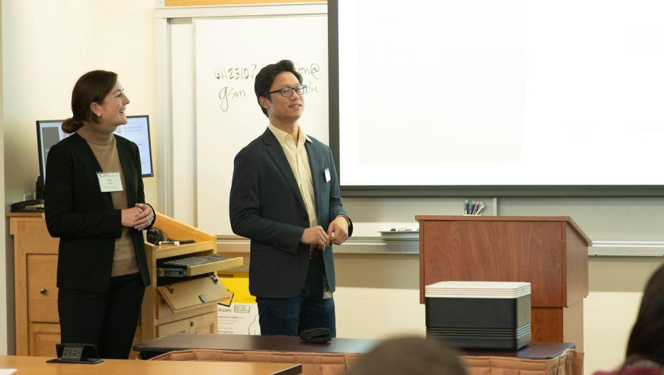 Jonathan Pan MBA presenting his case