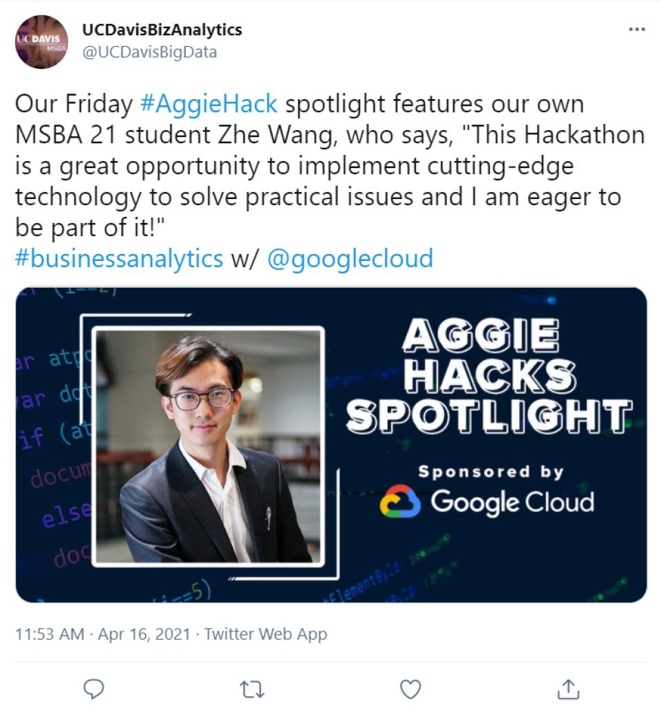 Hackathon social spotlight