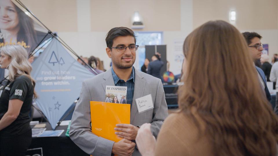 Aditya Prasad at the Meet the Firms 2023