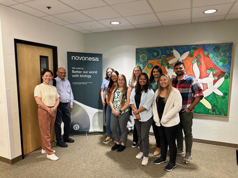 students inside Novonesis offices