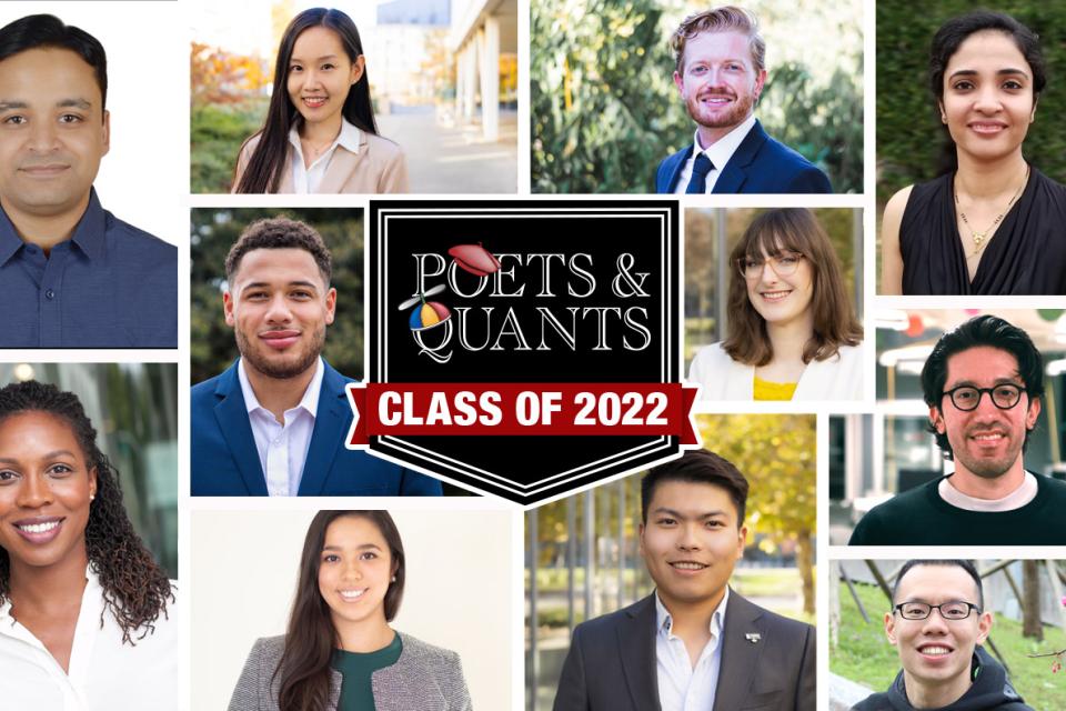 Poets&Quants' Meet the UC Davis MBA Class of 2022 collage