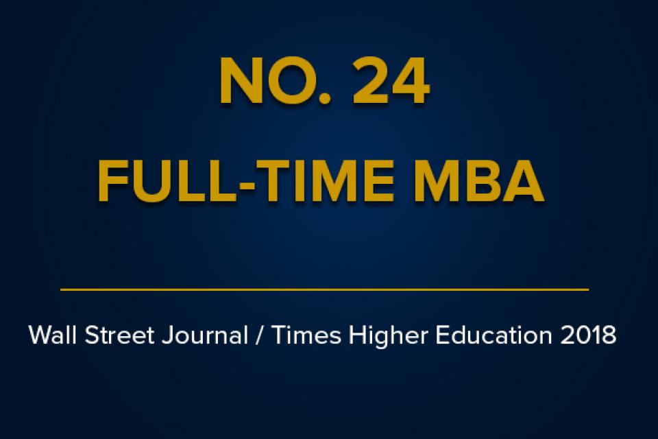 Wall Street Journal Times Higher Education 2018 Rankings